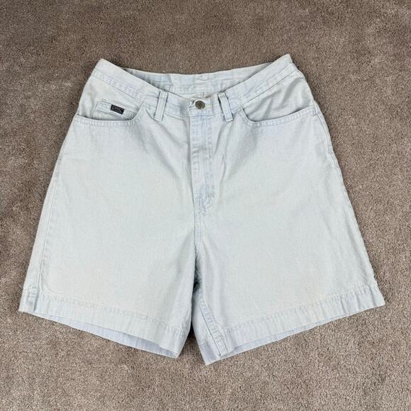 Vtg Riders Light Wash Denim Shorts Size 14 High Rise Mom Fit y2k Casual - Picture 1 of 5